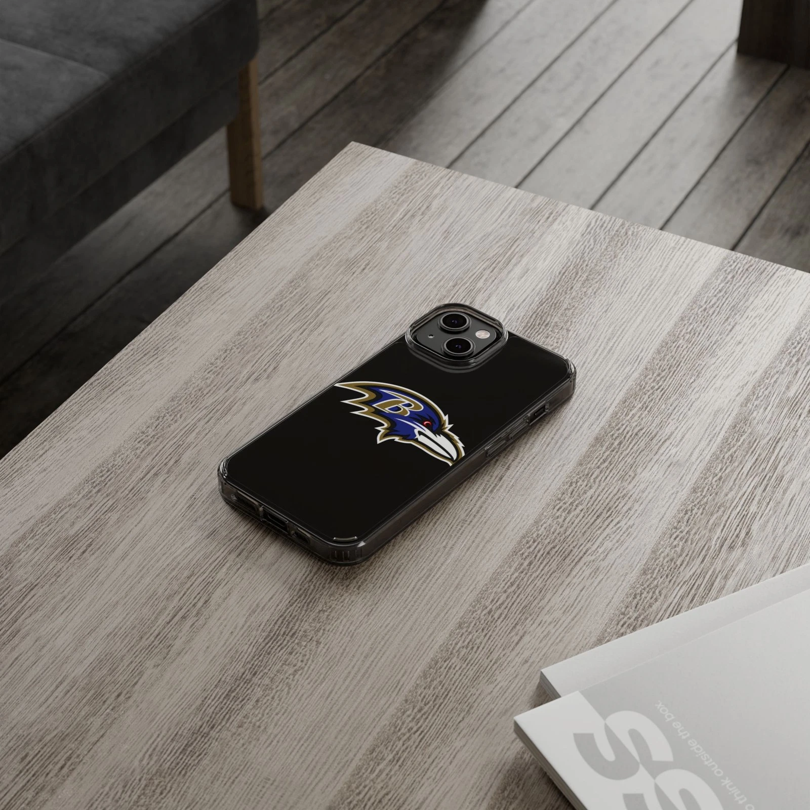 Baltimore Ravens Clear Phone Case for iPhone