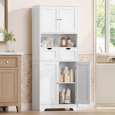 Badezimmerschrank mit 2 verstellbaren Regalen und Lackierung - 24,7kg