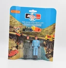 Matchbox MAC Mobile Action Command Figure Set green-blue. Lesney Vintage 1975