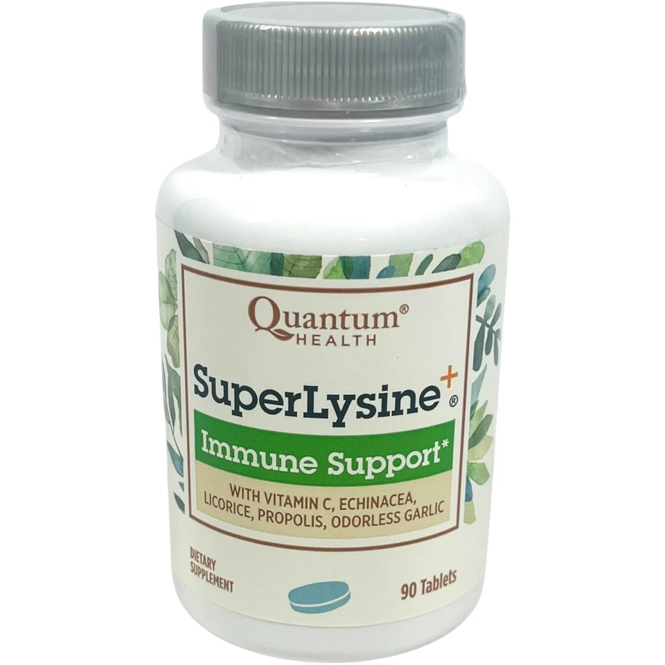 Quantum Health Sistema Inmunológico Super Lisina 90 Comprimidos Sin Leche - LOTE de 2 Foto 2 de 4