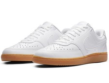ZAPATOS TENIS NIKE CD5463 105 COURT VISION BAJOS BLANCOS/GOMA NUEVOS EN CAJA PARA HOMBRE