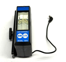 Vintage Acme-Lite Model 130X Universal Electronic Flash for 35mm Instamatics VG