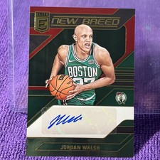 2023 Elite #NB-JWB Jordan Walsh New Breed Auto International Red and Green