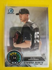 2018 Bowman Chrome Scouts Top 100 #BTP34 Alec Hansen - Chicago White Sox