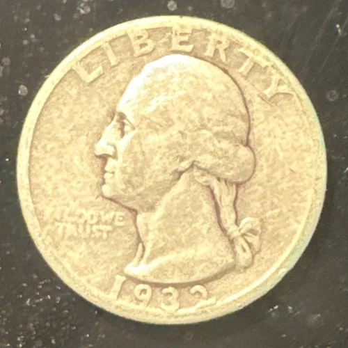 1932-D 25C Washington Silver Quarter Dollar Key Date
