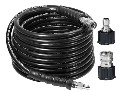 #ad 3 8quot; Pressure Washer Hose 50FT – 5000 PSI Rubber Power Washer Hose Industrial... $157.64