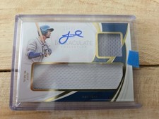 2019 Panini Immaculate Immaculate Doubles /99 Jeff McNeil #D-JM Rookie Auto RC