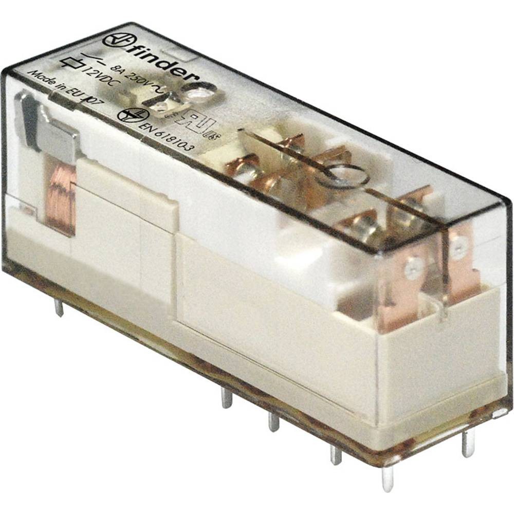 Relais PCB 24V DC Finder 50.14 avec double contact NF 8A haute sécurité