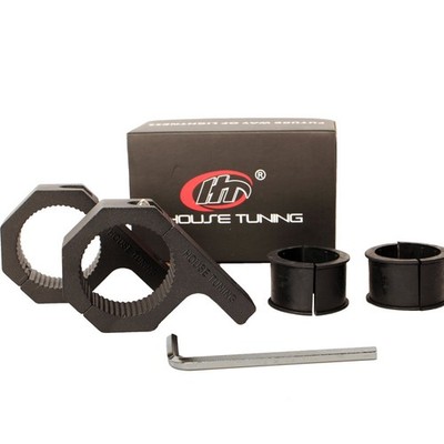 House Tuning 1.625 inche Horizontal Bar Clamps,Mounting Bracket 1.625'', Black 