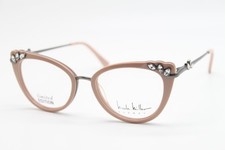 NEW NICOLE MILLER AUVERGNE C03 PINK GREY AUTHENTIC EYEGLASSES 52-18