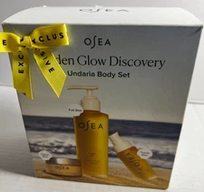 3 Piece Osea Golden Glow Discovery Undaria Body Set for Hydrated & Glowing Skin
