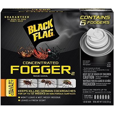 6 Can Fogger Bomb Insect Killer Bug Flies Roach Spider Indoor Bed Kill Shot Tick