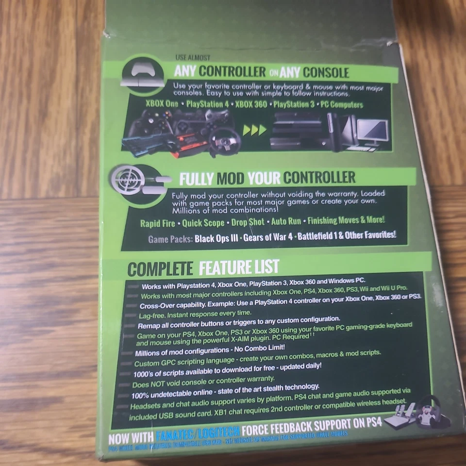 CronusMax Plus Cross Cover 游戏适配器 适用于 PS4 PS3 Xbox One Xbox 360 Windows — 第 3/4 张图片