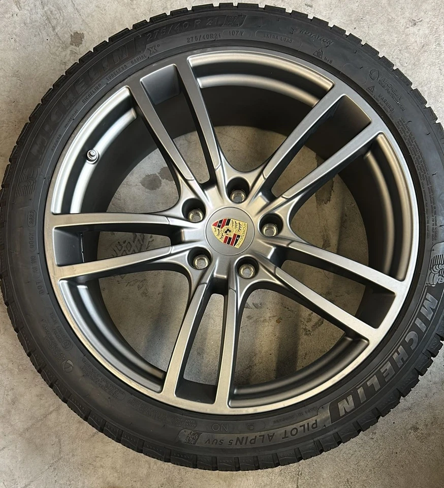 Original 21" Porsche Cayenne Winterräder mit Michelin Bereifung - Bild 2 von 4