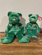Ty Beanie Baby & Buddy - WATTLIE the Australia Bear Asia Exclusive 14" set of 2 