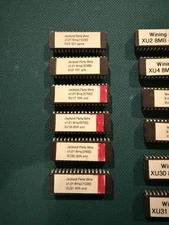 Williams WMS 550 Game Chips. 7 Games + Clear Chip Some Tested Details In Desc.