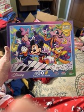 Ceaco Disney Together Time 400 Piece Jigsaw Puzzle Mickey Goofy Pluto