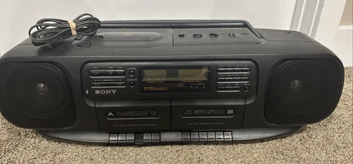 Vintage Sony CFD-120 CD Player AM FM Radio Boombox