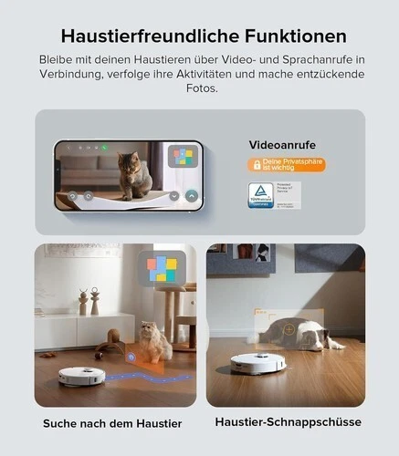 Roborock Qrevo Edge Saugroboter mit Wischfunktion,Anti-Tangle,AdaptiLift,18.5kPa