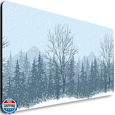 Hizelzidy Extended Gaming Mouse Pad (31.5x11.8 in), Large Non-Slip Rubber Bas