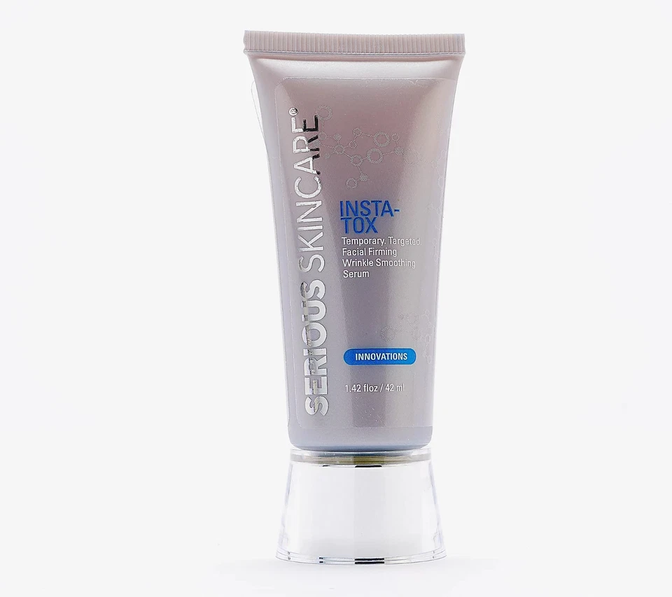 Serious Skincare Insta-Tox Suero Suavizante de Arrugas 1.42 OZ/42ml Nuevo SELLADO Foto 2 de 4