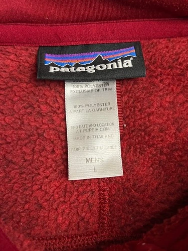 Patagonia Men's Better Sweater 1/4-Zip Fleece Pullover - Size Large image 4