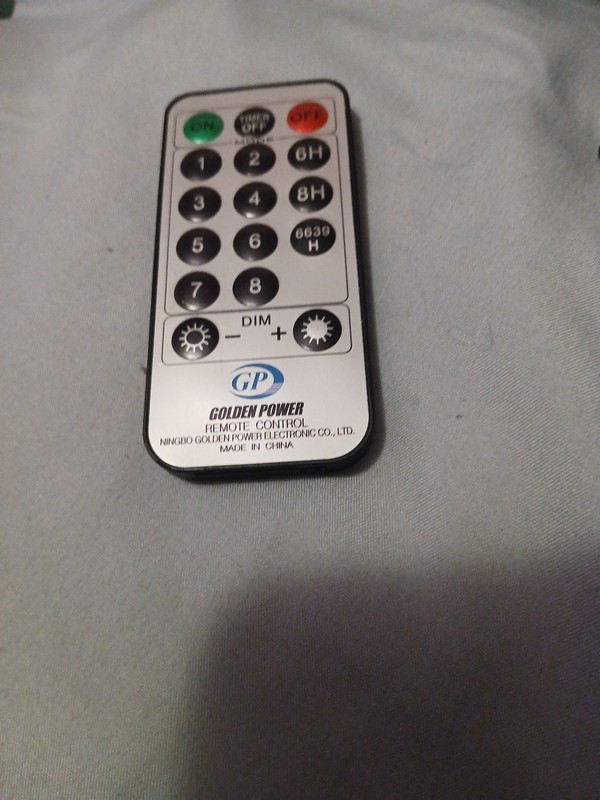 Golden Power Remote Control Replacement LED String Lights Timer Dimmer Tested