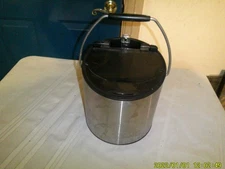 GENTLY USED OGGI STAINLESS STEEL ICE BUCKET WITH  SCOOP