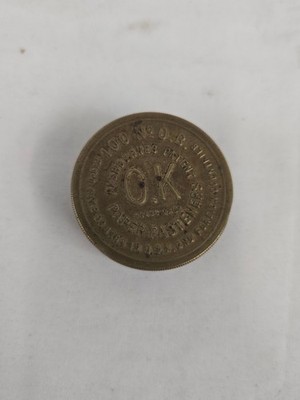 Vintage O.K. The New Washburne Paper Fasteners Tin