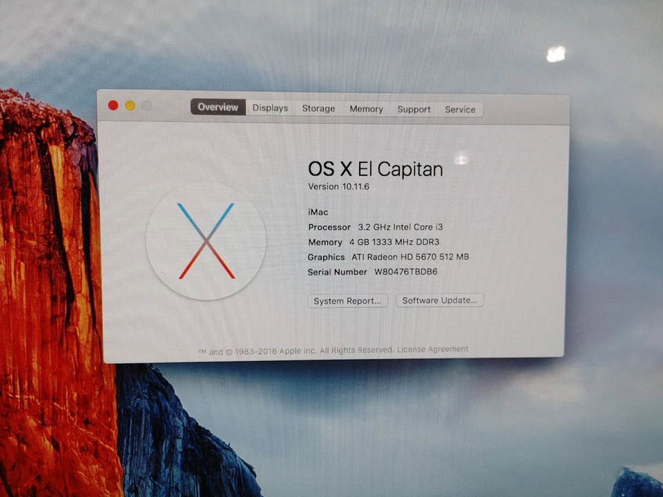 Excellent Condition Apple 27inch iMac Mid 2010 3.2GHz i3 4GB RAM HD 5670 1TB HDD - Image 4 of 4