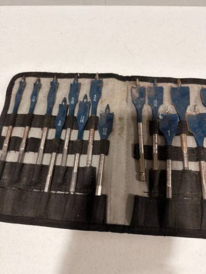 #ad Bosch 5007 Stubby Spade Bit Set 4 In. L 16pc 1B $39.99