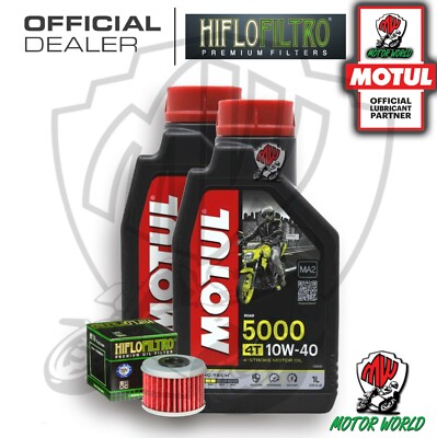 Set Service 2 Lt Öl MOTUL 5000 10W40 Filter Hm 250 Montesa Cora 4T 2007 2008