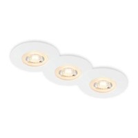 Briloner Led Einbauleuchten Weiß-Matt IP65 3Xled/4,9W