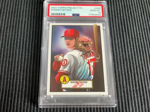 2021 TOPPS PROJECT 70 #566 SHOHEI OHTANI / ALEX PARDEE *PSA 10 GEM MINT*  ANGELS