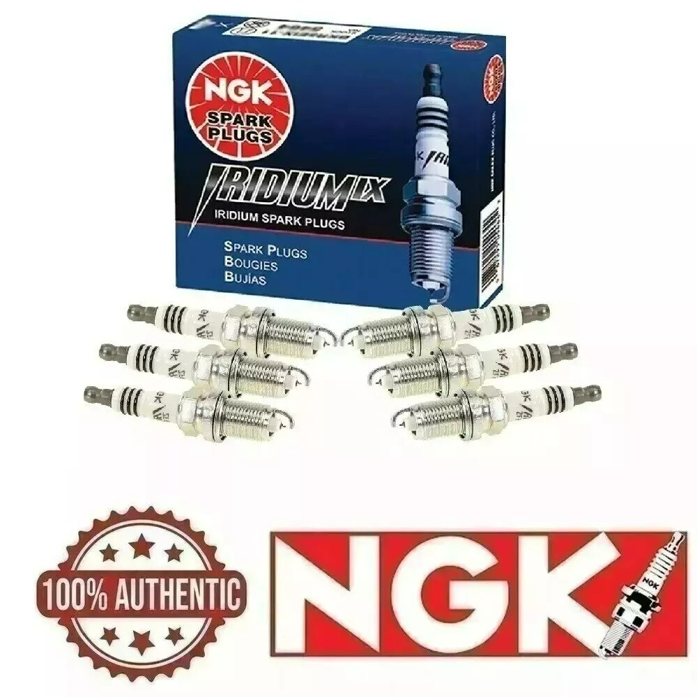6 x NGK Iridium IX Spark Plug Set For Chevy, GMC, Mazda, Ford V6 NICE LTR5IX-11