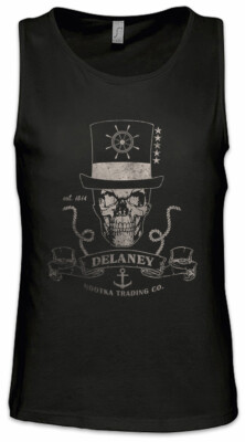 Delaney Nootka Trading Co. Herren Tank Top Company Firma Logo Sign Taboo Symbol