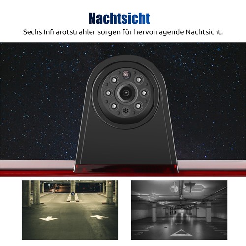 ESSGOO 7" TFT Monitor + Rückfahrkamera Bremsleuchte Für Sprinter VW Crafter W906 - Bild 10 von 14