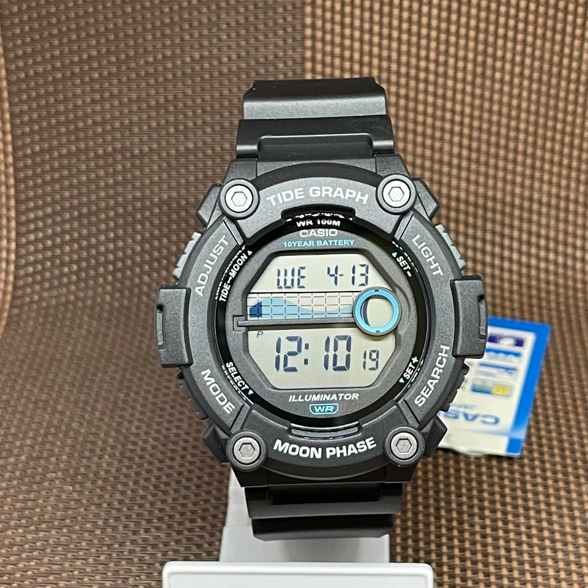 Casio WS-1300H-1A Youth Digital Marine Sport Tide Graph Moon Data Men's  Watch | eBay