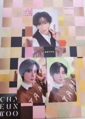 CHA EUNWOO 1st Mini Album ENTITY EQUAL EACH Official Photocard Set
