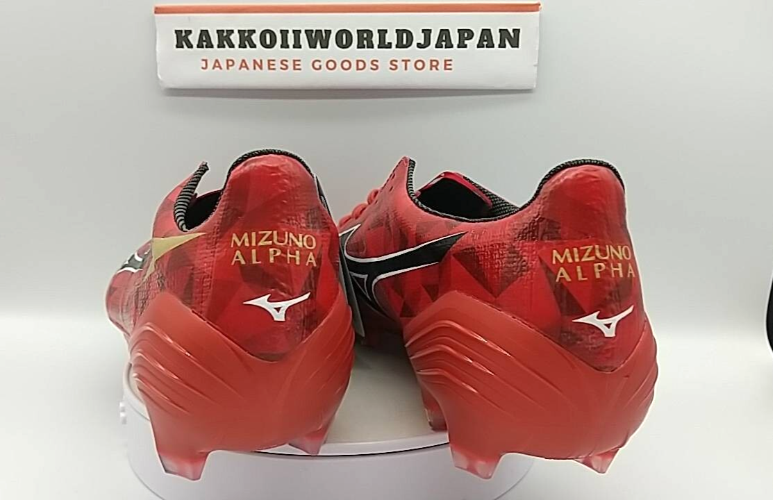 MIZUNO Soccer Cleats Mizuno Alpha 2 JAPAN Ruby Red/Black