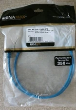 (5) SignaMax Connectivity Systems 3' Cat5 Enhanced Snagless Patch Cable Cord