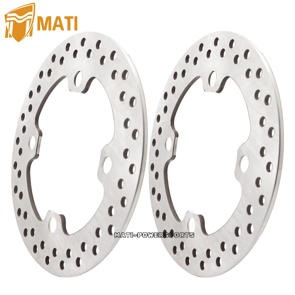 4PCS Front & Rear Brake Disc Rotor for Polaris Sportsman/Scrambler 1000-XP-S - Image 3 of 4
