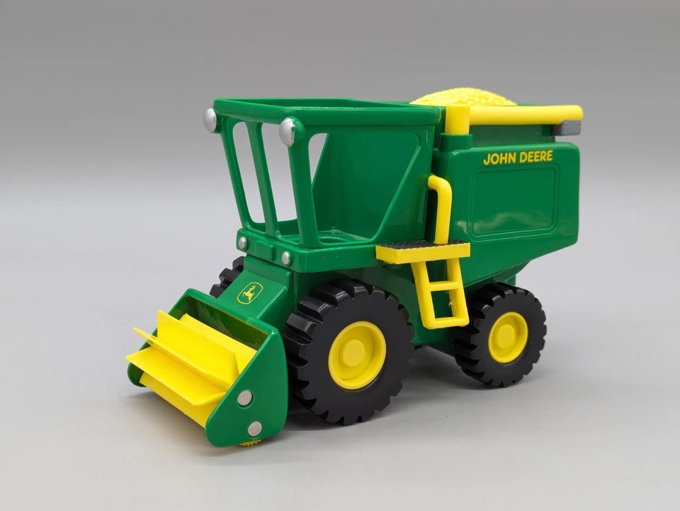 RC2 John Deere Tractor Corn Combine Harvester + ATV Gator + Farmer Toy Lot - Image 3 of 4