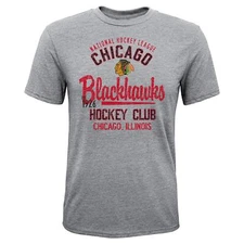 Outerstuff NHL Youth Boys Chicago Blackhawks Ice Traditions Triblend T-Shirt