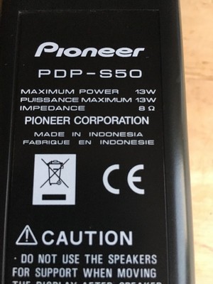 pioneer pdp s50
