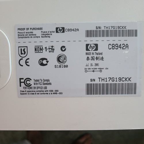 HP Deskjet 656C Workgroup Inkjet Printer With Power Cord -Works Great - Picture 5 of 6