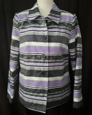 Christopher & Banks Sz S Black Brown Purple B...