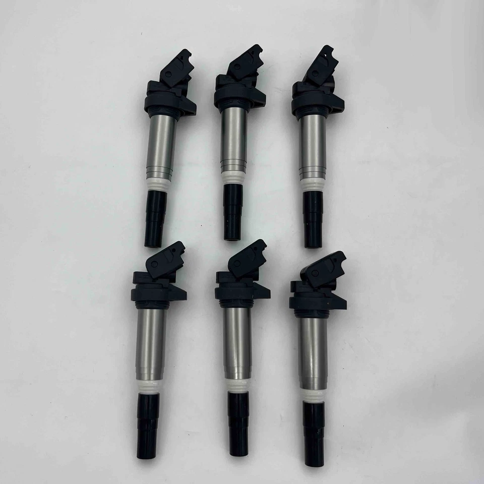 6PCS For BMW 135i 335i 325i 535i X6 Z4 X3 X5 Delphi Ignition Coils Metal Set New Foto 4 de 4
