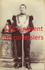 12e Cuirassiers cavalerie casque Verdun Tranchée Somme Marne 1916 1915 cheval RC