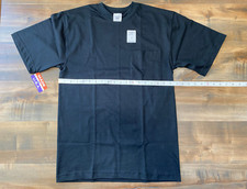 Camber 702 BLACK Finest Mens Pocket T-Shirt Size Small 6oz 100%cotton USA made.